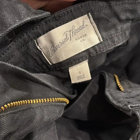 Target Universal Thread Denim Black Sailor Overalls - Picture 3 of 4